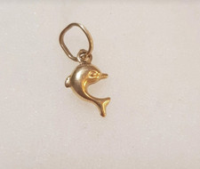 Pendentif Dauphin en Or 18K