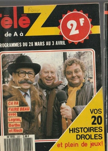 Télé 237 1987 legras - télé, z