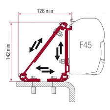 Adaptateur KIT MULTI pour store F45S Fiamma