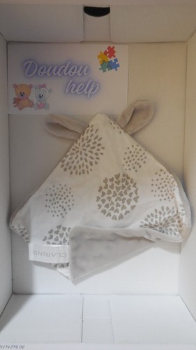 Doudou plat carré oreille - doudou,