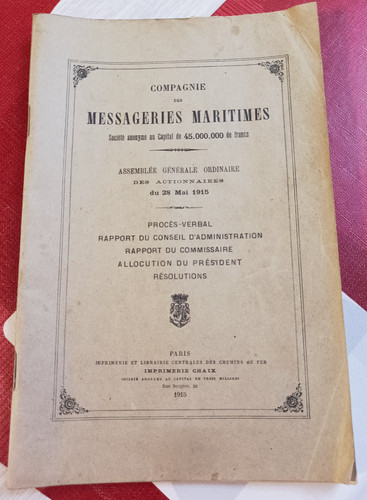 1915 compagnie des messageries