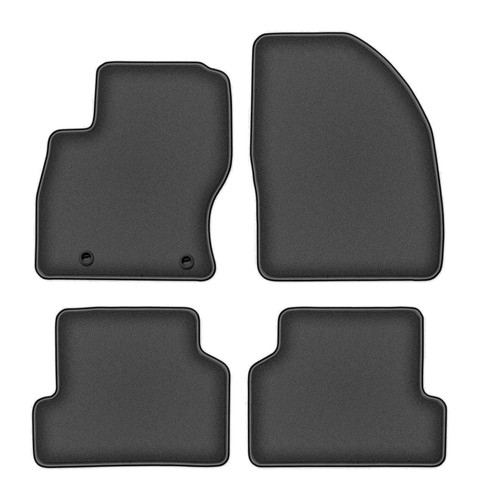 Jeu tapis velours graphite - de,