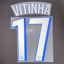Flocage VITINHA PARIS PSG 2025 2026 Third UCL - Nameset Patch
