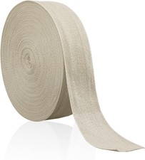 Biais en coton blanc 25 mm