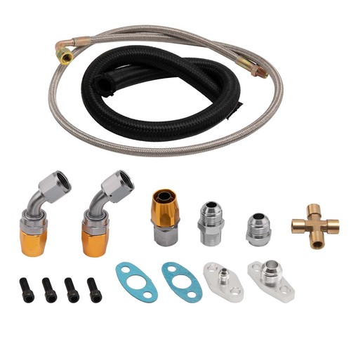 Turbo oil feed drain - turbo, return