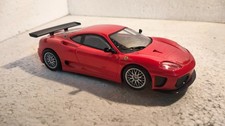 QQ SLOT CAR 50408 NINCO FERRARI 360 GTC ROUGE KIT MONTÉ