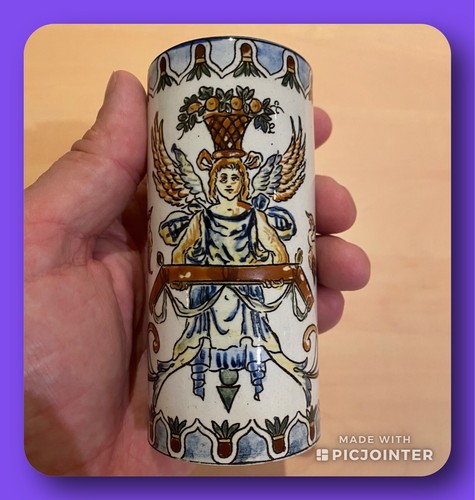 Petit vase rouleau faience - rouleau,