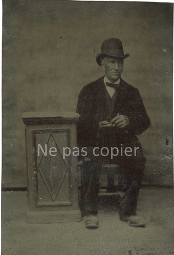 Portrait homme vers 1890 - d'homme,