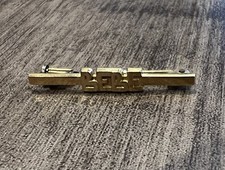 Broche ancienne de Bébé - Plaque Or