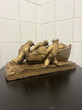 Sculpture Terre Cuite Dlg De Francois Meheut Bretagne Pêcheurs