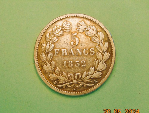Francs louis philippe 1832d - 5,