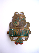 Plaque de Velo Cycles AUTOMOTO - Old Bike Head Badge Vintage - Emaillee