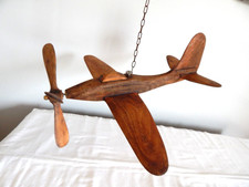 ANCIEN AVION en BOIS Artisanal