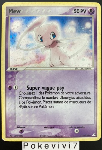 Carte pokemon mew 111 - carte, holo
