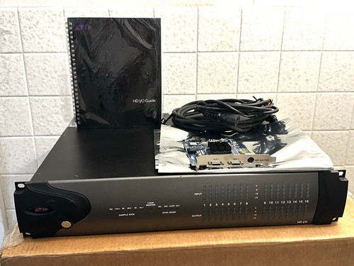 Avid hdx 16 analog - hdx, i/o