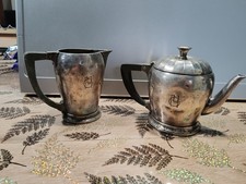Lot De 2 CHRISTOFLE théière Pichet  en Métal argenté poinçonné A Saisir 