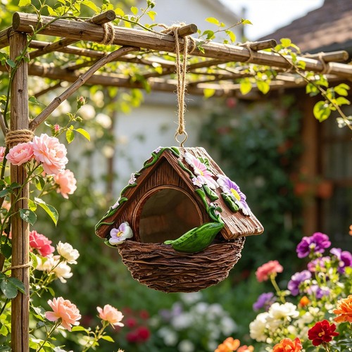 Nichoir rustique mignon - et,