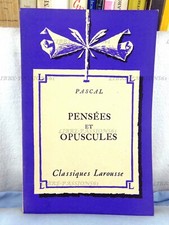 PENSÉES ET OPUSCULES, BLAISE