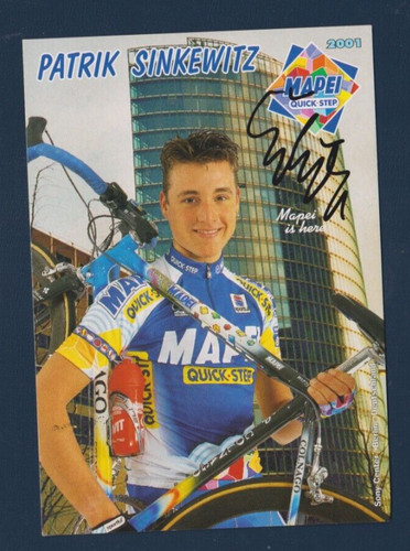 Cyclisme carte cycliste patrik - cyclisme,