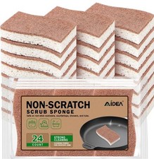 Lot De 24 Éponge Vaisselle Nettoyage Cellulose