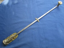 Targette longueur 73 cm laiton décoré barre fer portes double hausmanienne FT