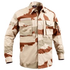 CHEMISE DE COMBAT MILITAIRE CAM DÉSERT CAMOUFLAGE MILITAIRE PAINTBALL COMMANDO