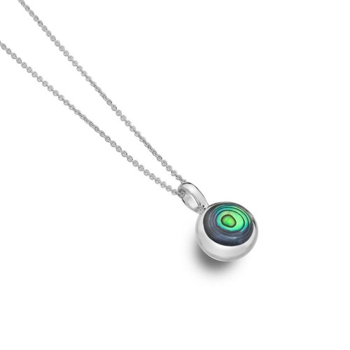 Pendentif coquille paua - paua, argent