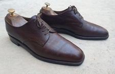 MARINI Roma Bespoke Shoes Derbies 7,5/41,5 Brown Leather Cuir Marron Calzature