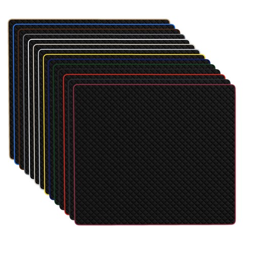 Noir cuir artificiel tapis - cuir, de