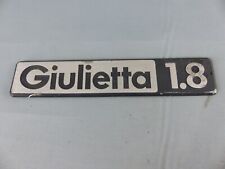 ALFA ROMEO GIULIETTA 1.8 sigle