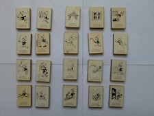 BOITES D'ALLUMETTES PETIT FUTE BANDE DESSINEE SERIE COMPLETE FRENCH MATCHBOX