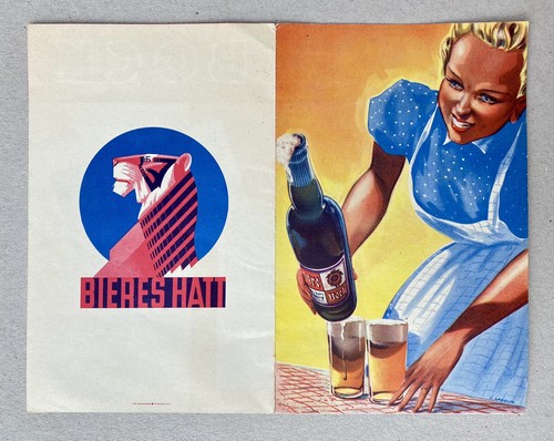 Dépliant bière hatt - dépliant, tigre