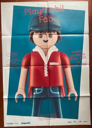 Affiche exposition playmobil - affiche,