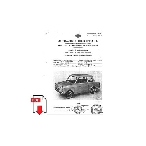 1963 autobianchi bianchina - autobianchi,