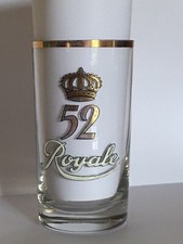 VERRE A BIERE LA MEUSE ROYALE 52 EMAILLE EMAIL BAR LE DUC GLASS BIER BEER