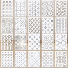 20pcs Pochoirs Plastique