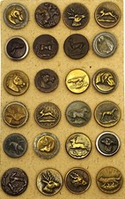 Vénerie- Lot 24 Boutons de