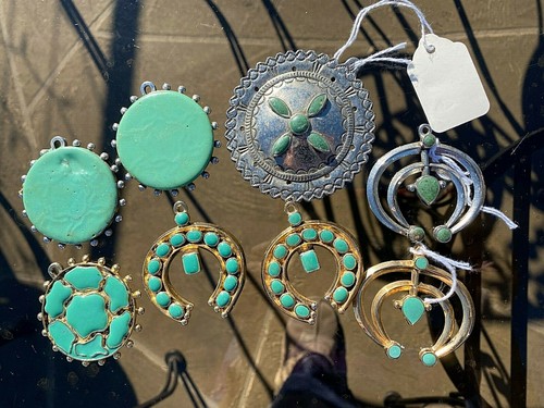 Turquoise enamel gift handmade - turquoise,