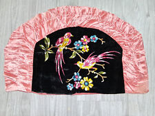 Ancien coussin brodé de très bonne qualité vintage à garnir