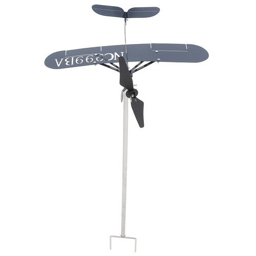Girouette avion fer - en,