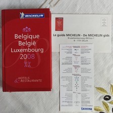 Guide Michelin BELGIQUE LUXEMBOURG 2008  - Très bon état