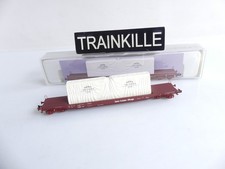 60 022-1 LS MODELS N 1:160 WAGON TRANSPORT DE VERRE Smms / Uais  SAINT GOBAIN