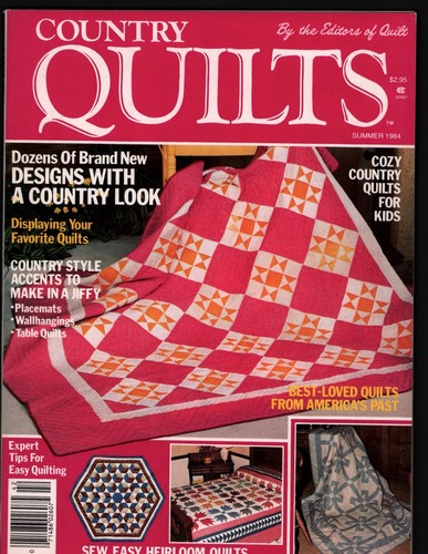 Vntg country quilts magazine - quilts,