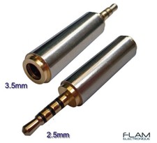 Adaptateur Audio Stereo & Mic jack 2.5mm male / 3,5 mm femelle (female) Adapter