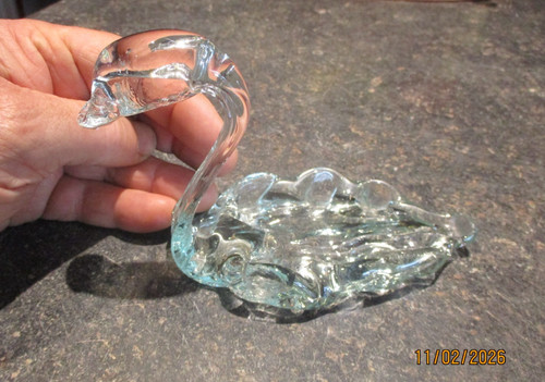 Joli cygne verre travail - en,