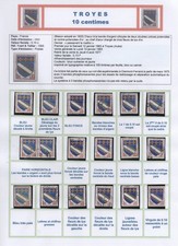 VARIETES BLASON VILLE DE TROYES - N°1353 - ANNEE 1963 - COMPLEMENT DE COLLECTION