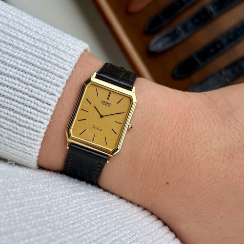 Vintage seiko tank 6730 lemon - vintage,