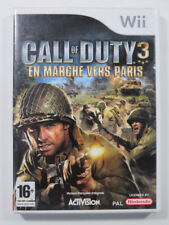 CALL OF DUTY 3 EN MARCHE VERS PARIS NINTENDO WII PAL-FRA OCCASION
