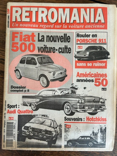 Retromania fiat 500 peugeot - 500,