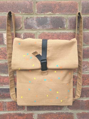 Sac dos urbain fait main - à,